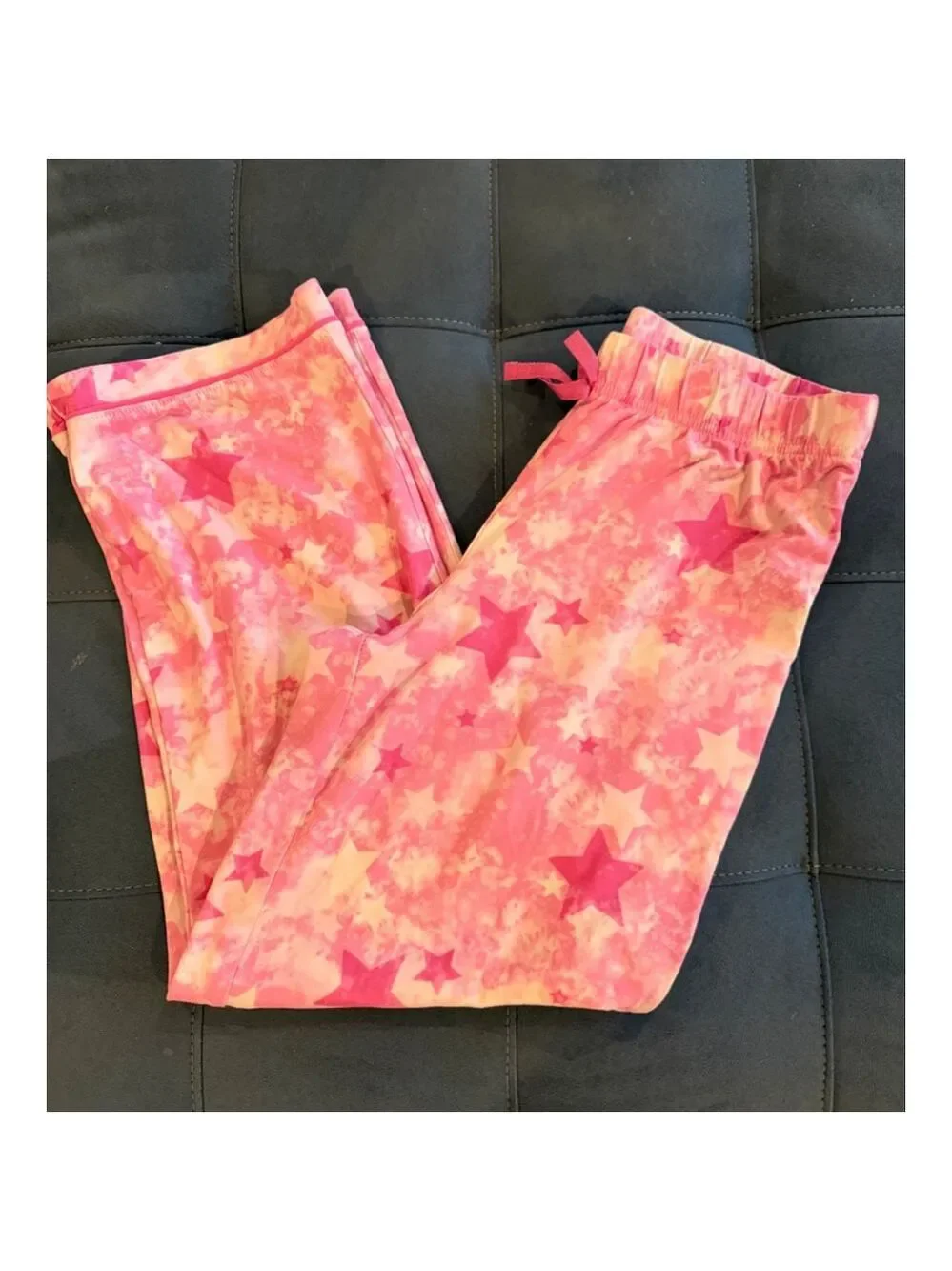 Girls Wonder Nation Pink Star Print Pajama Set L (10-12)